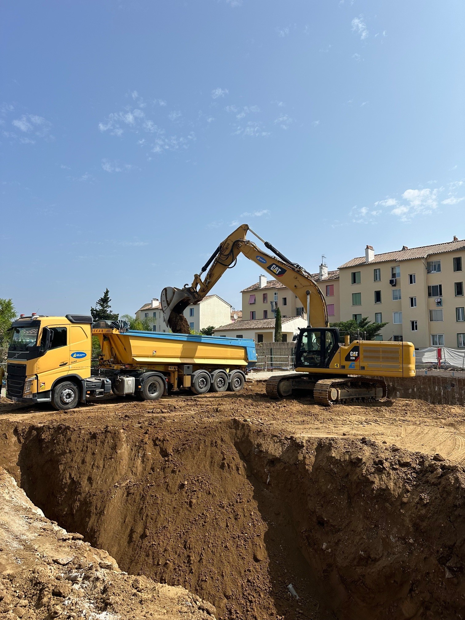 Terrassement - Saint-Tropez - Fouille en zone urbaine